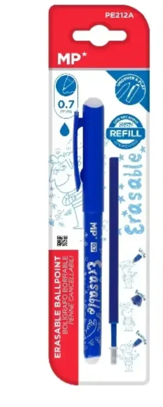 BOLÍGRAFO BORRABLE 0.7 mm CON RECAMBIO