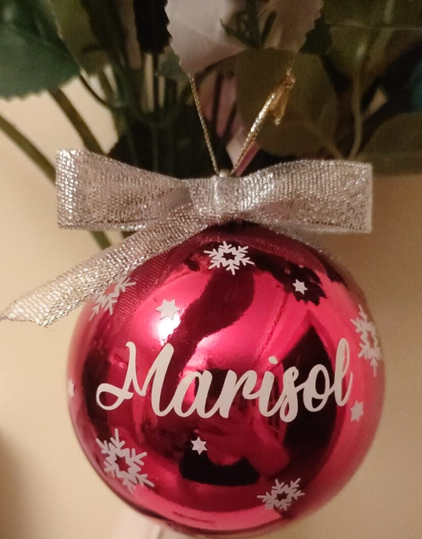 BOLA DE NAVIDAD PERSONALIZADA 🎄