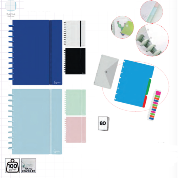 CUADERNO DE DISCOS CERVANTES A4