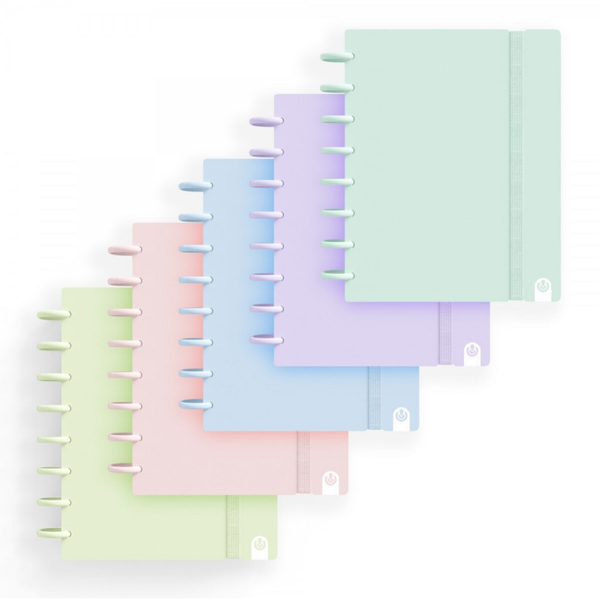CUADERNO INGENIOX A5 80H CUADRICULA  PASTEL