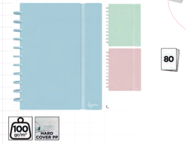CUADERNO DE DISCOS CERVANTES A5