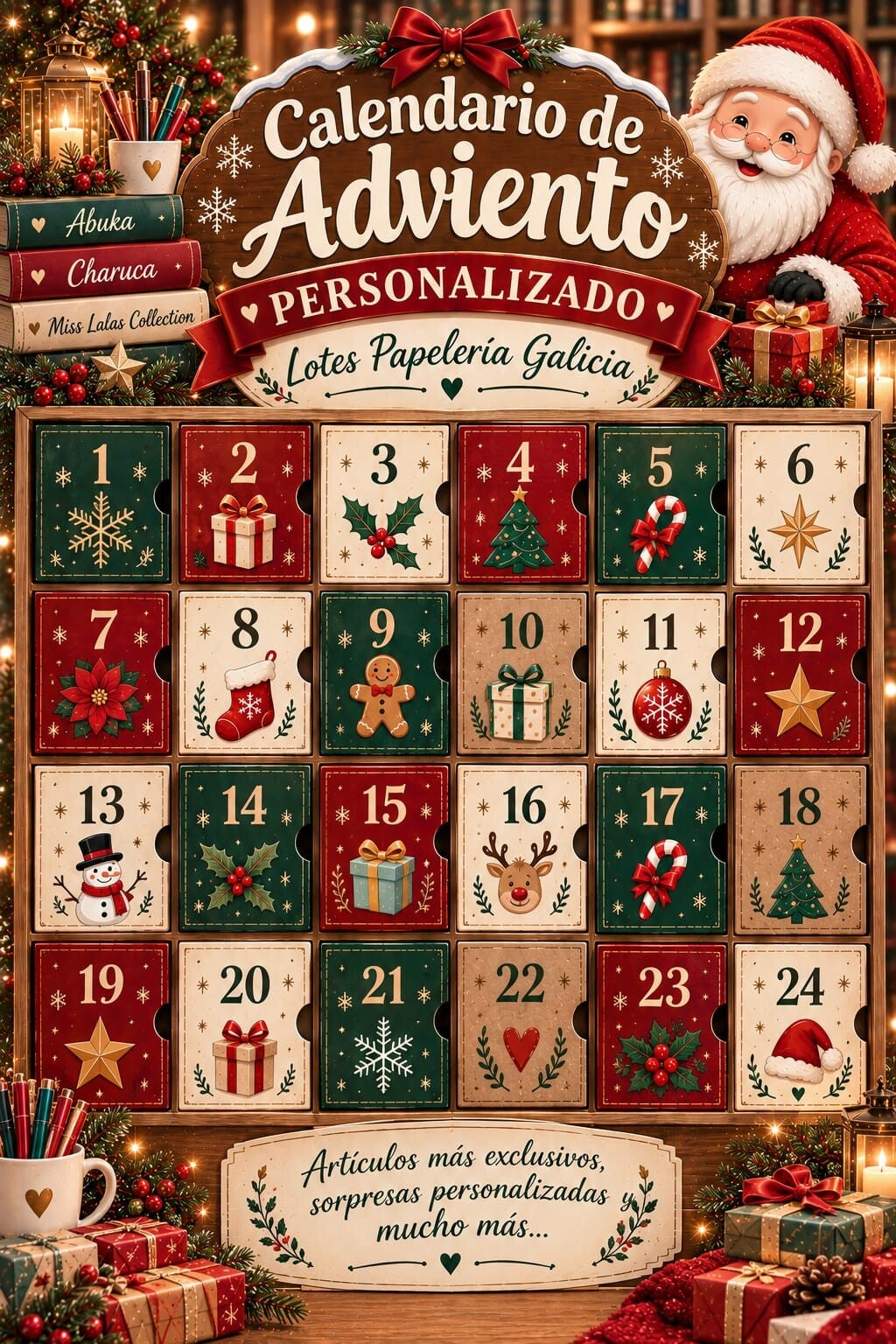 CALENDARIO DE ADVIENTO PERSONALIZADO