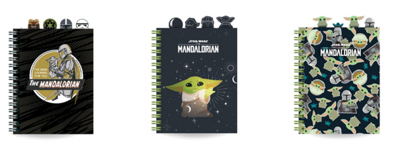 CUADERNO ESPIRAL MANDALORIAN A5 CON DIVISORES