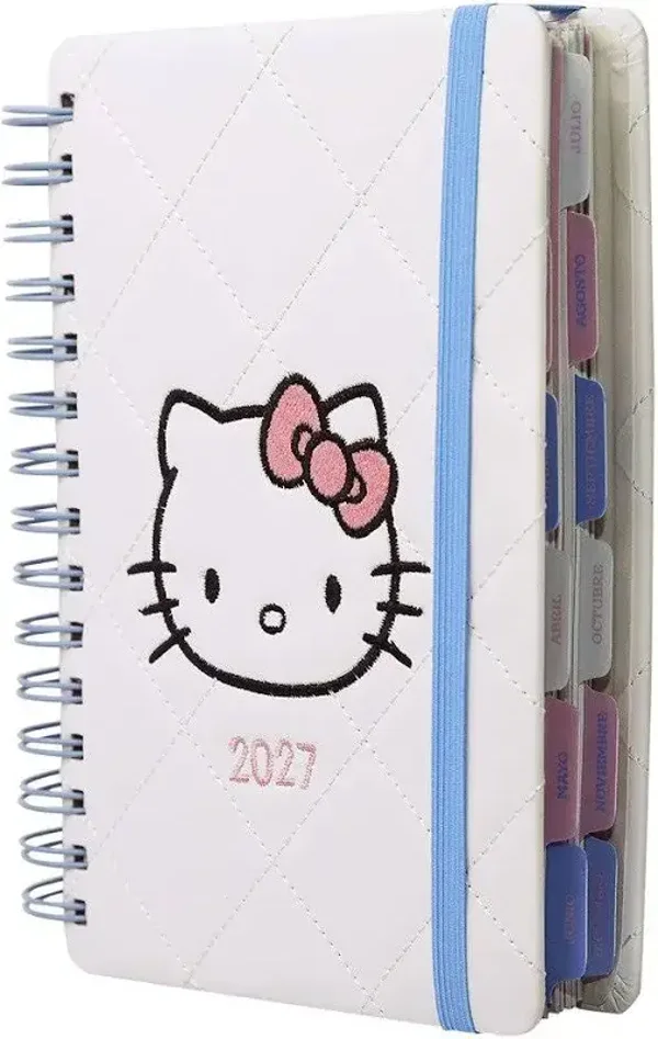 AGENDA ANUAL 2027 14X20 D/P HELLO KITTY  MOOVING