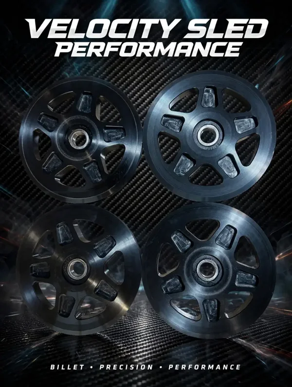 7.25” rear HD idler 4 wheel kit