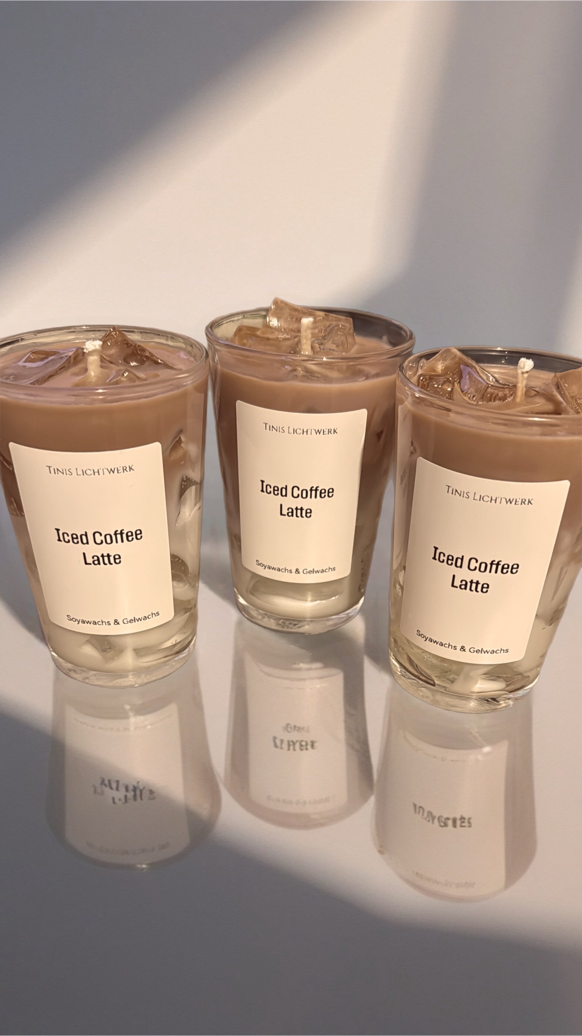 Iced Coffe Latte Kerze - Vegane Deko - & Geschenkkerze
