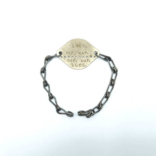 Belgian Identification Plate Defence Nationale