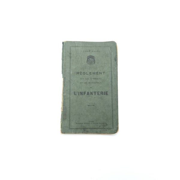 Belgian WWI Infantry Regulations Manual Carabiniers Cyclistes