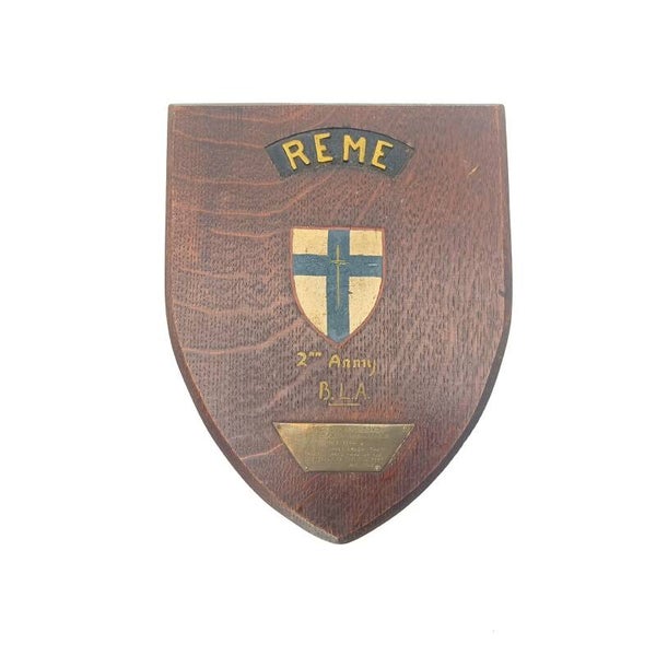 British REME Plaque 1944 Malines