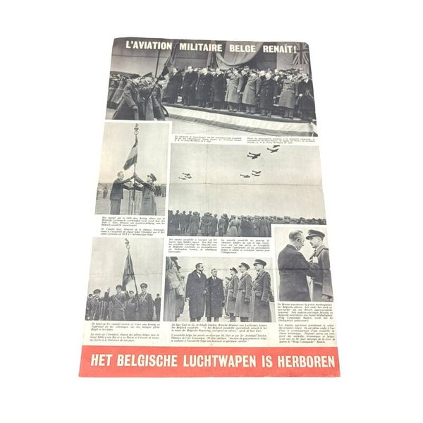 Belgian Air Force in UK Leaflet