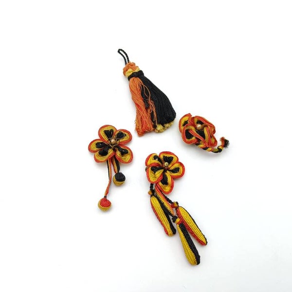 Belgian WWII Period Liberation Pins and Tassel