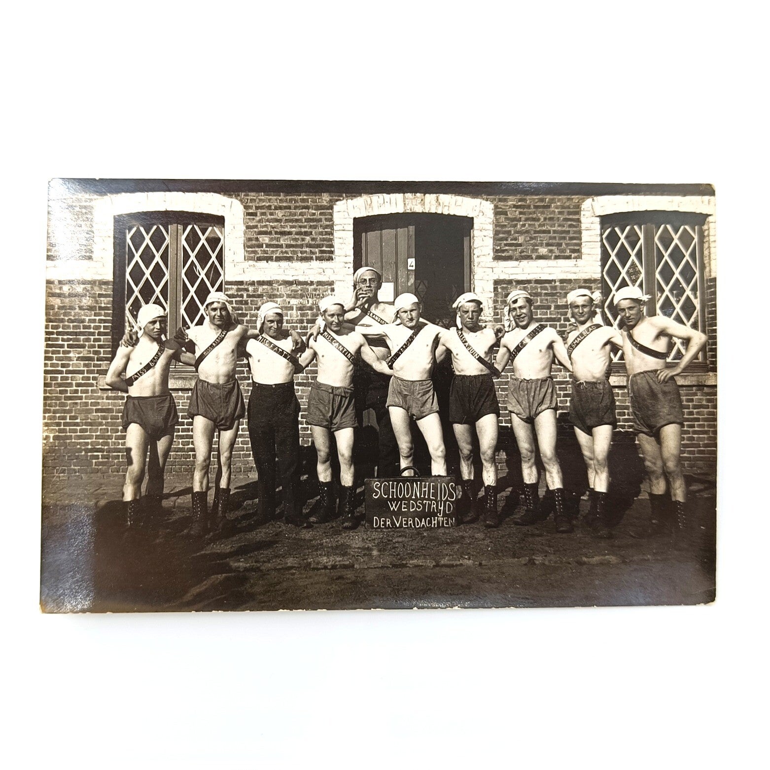 Belgian 1930s Beauty Contest Photograph