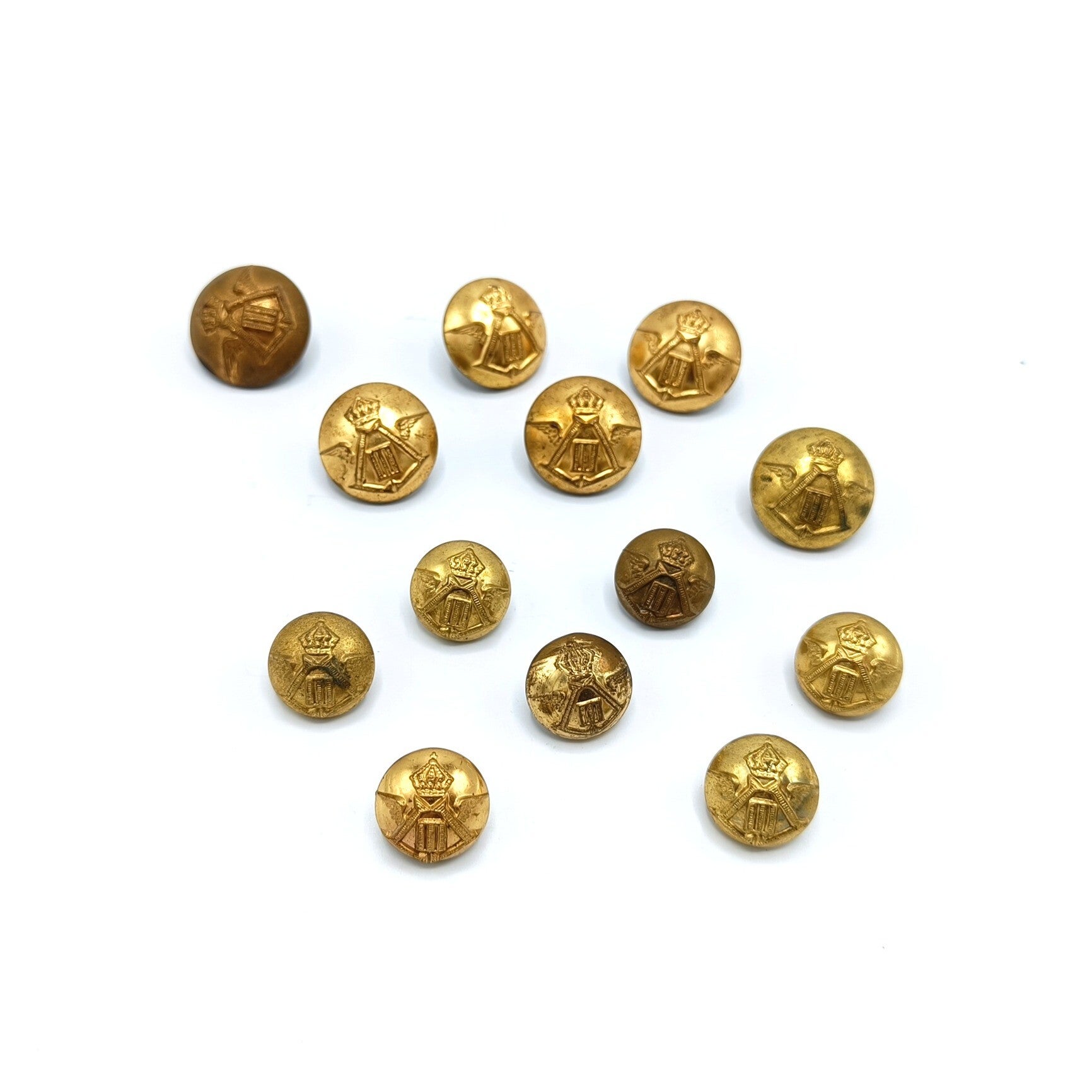 Belgian Leopold III Air Force Buttons