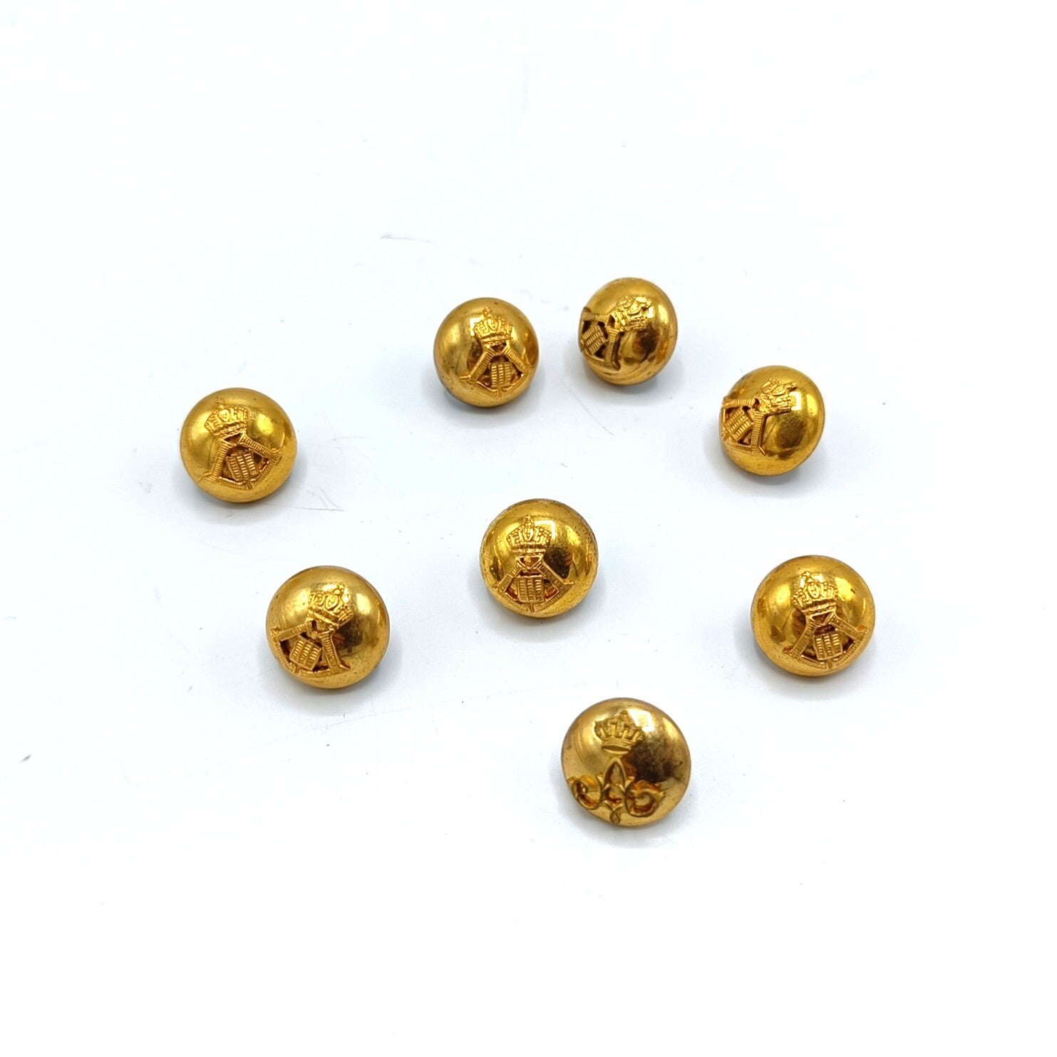 Belgian Leopold III & Albert I Small Buttons