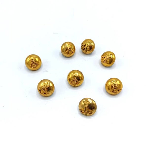 Belgian Leopold III & Albert I Small Buttons