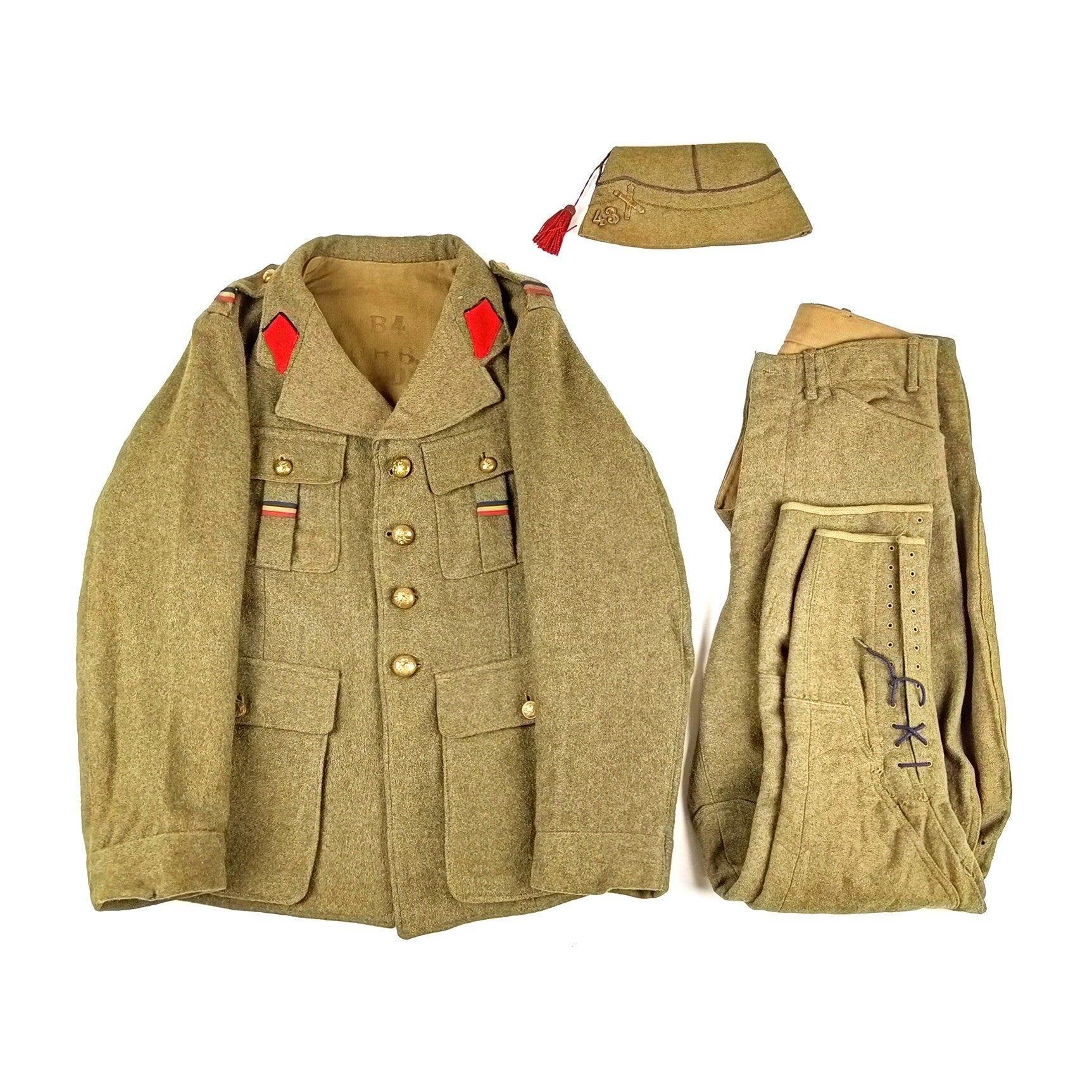 Belgian WWII M35 POW Uniform Set