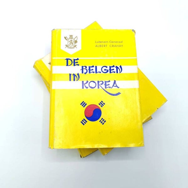 Belgian Book De Belgen in Korea - Albert Crahay Hardcover (Dutch)