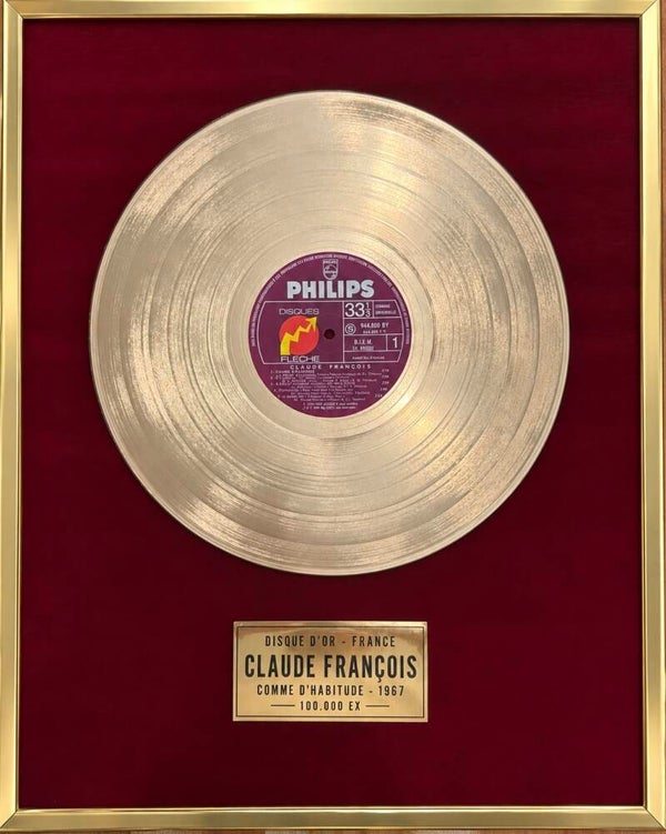 COMME D'HABITUDE - DISQUE D'OR