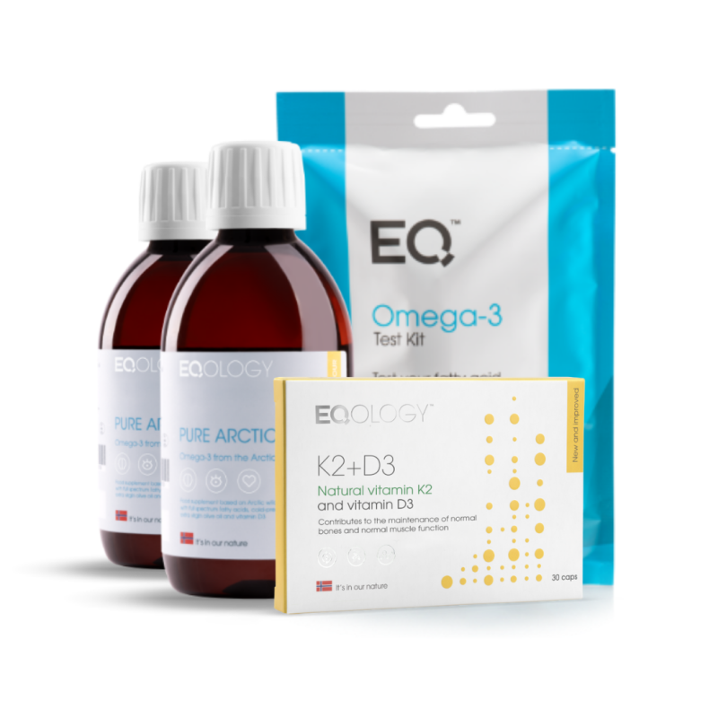 Starter Package – Omega 3 Oil PAO & Vitamin K2/D3