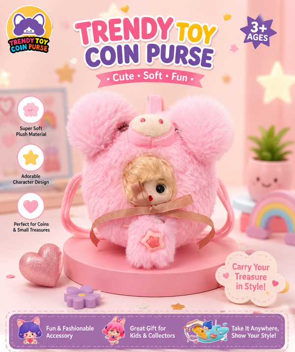 Trendy toy coin purse