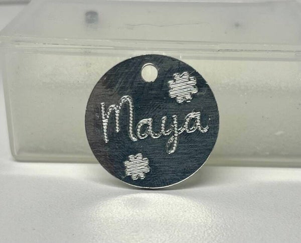 Médaille Ronde 30mm gravée