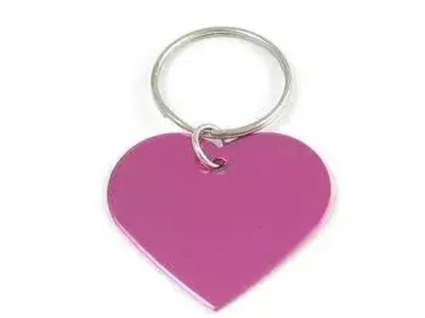 Médaille cœur gravée 38x33mm