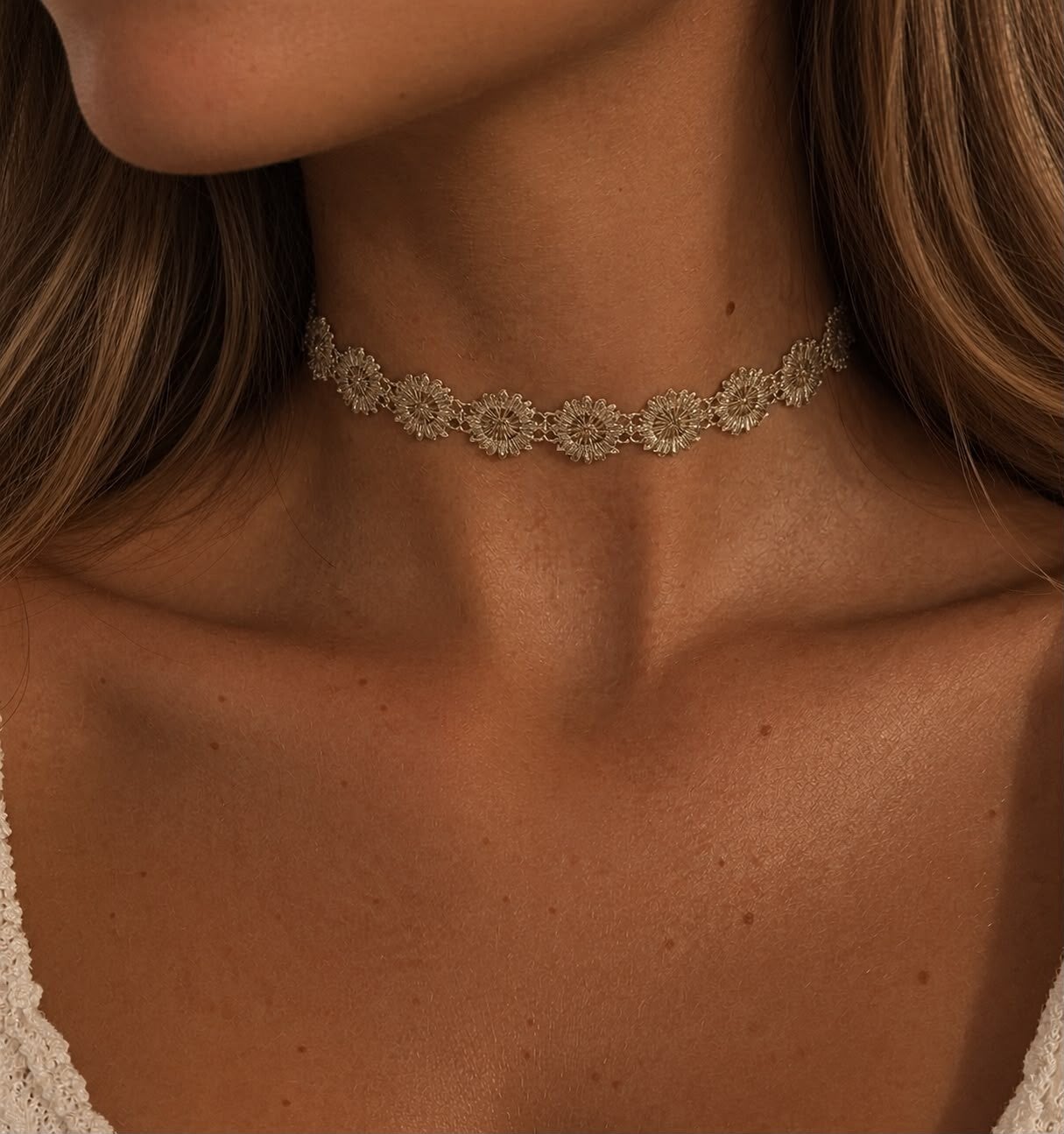 choker dorado