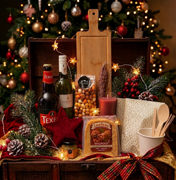 Kerstpakket M — De Uitgebreide Borrel (Luxe uitbreiding)