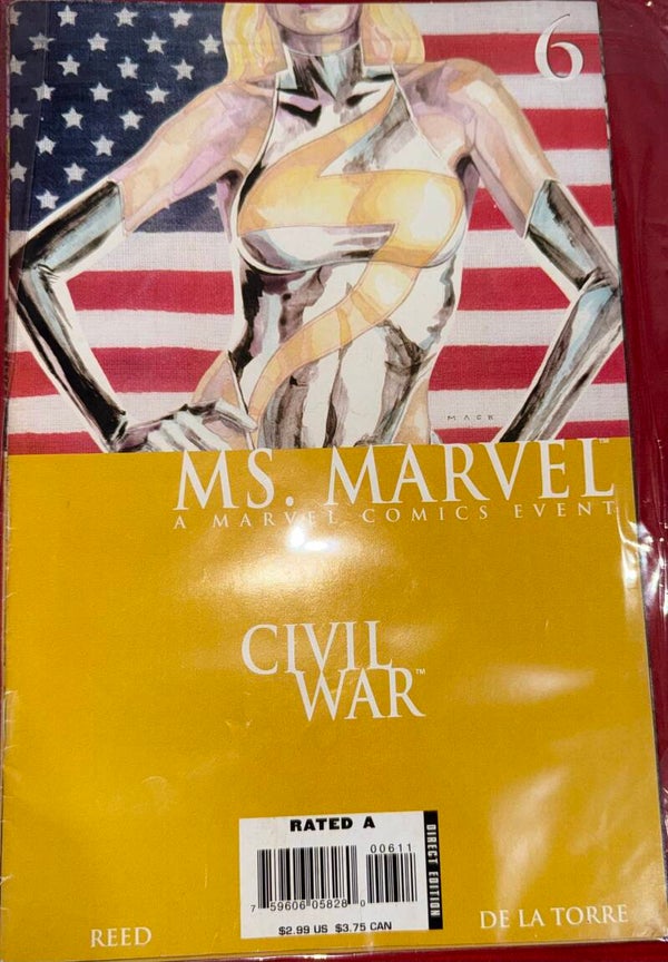 Ms. Marvel #6 – Civil War Tie-In (Marvel Comics)