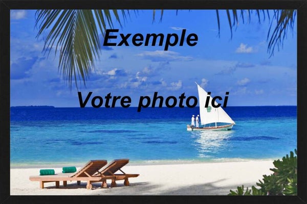 Votre photo encadrée (Format paysage)
