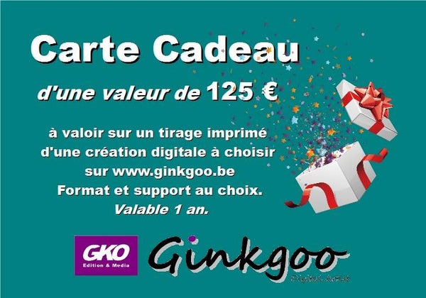 Carte cadeau 125 €