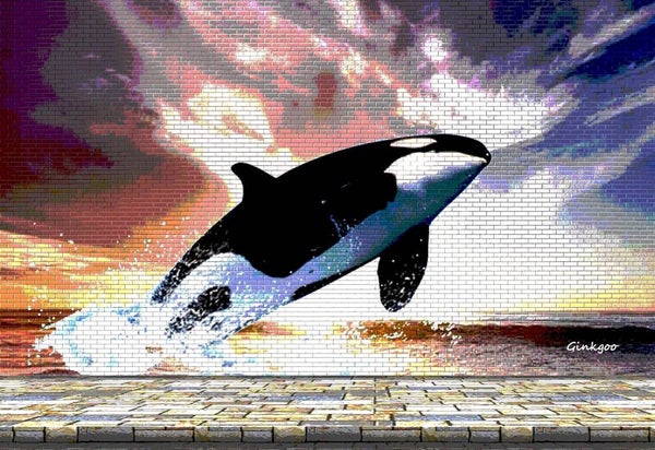 Street Art Baleine