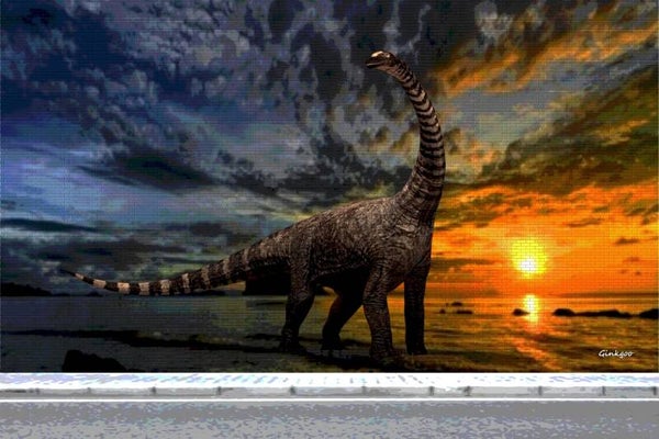 Street Art Brachiosaurus