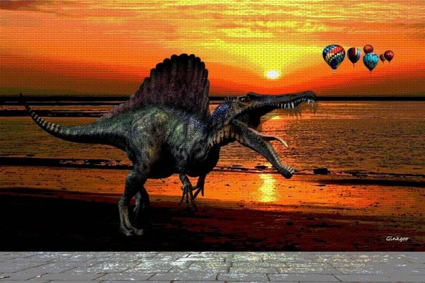 Street Art Spinosaurus