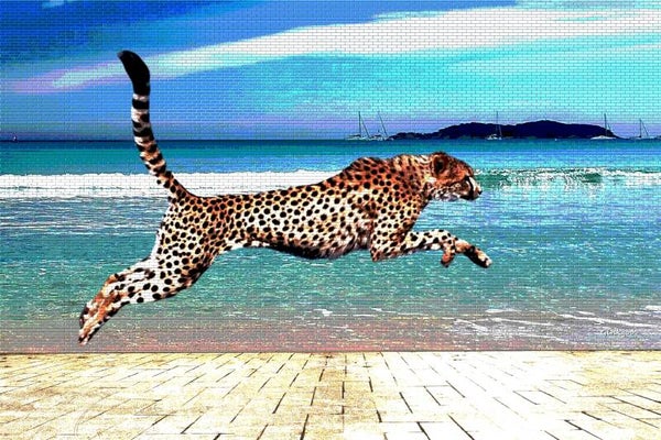 Street Art Guépard