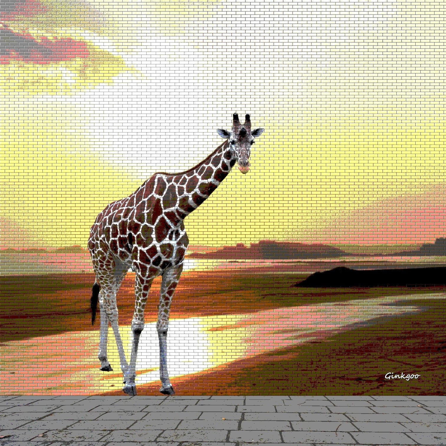 Street Art Girafe