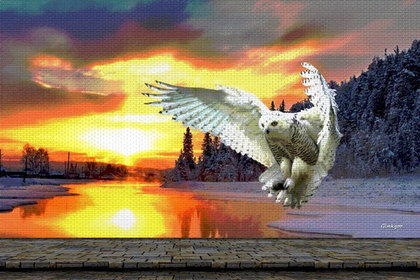 Street Art Hibou Halfang