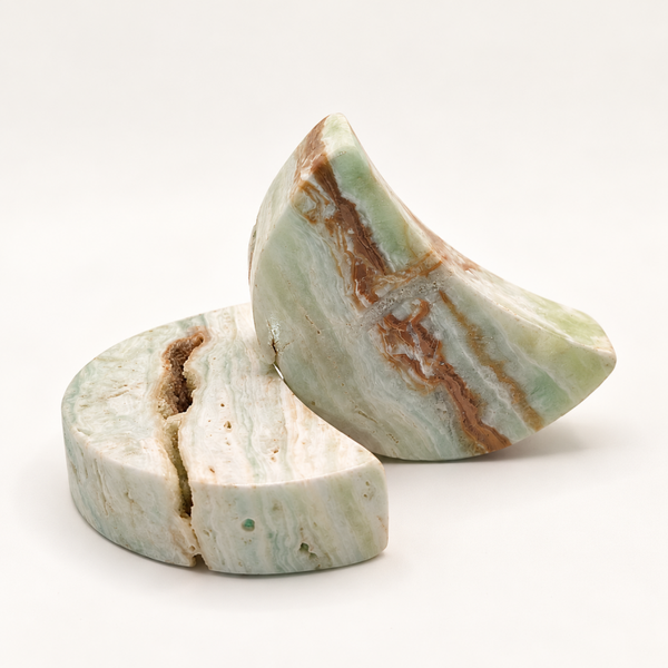Luna de calcita caribe · 6,5 cm