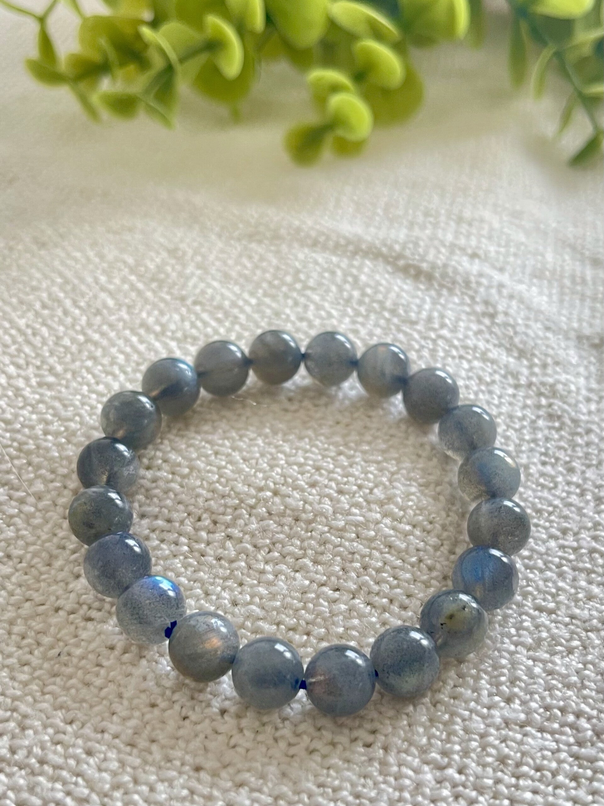 Pulsera de labradorita de 10 mm