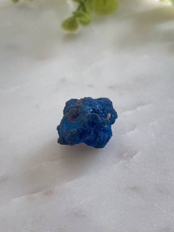 Azurita de Marruecos · Mineral en bruto