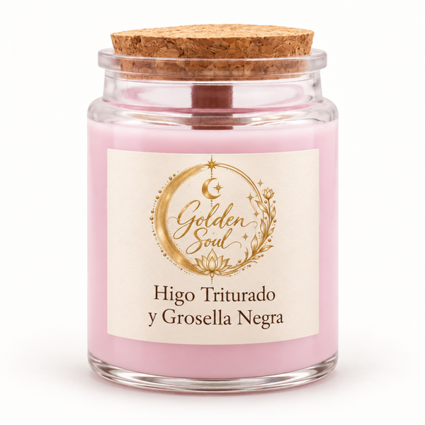Vela de soja Higo Triturado y Grosella Negra