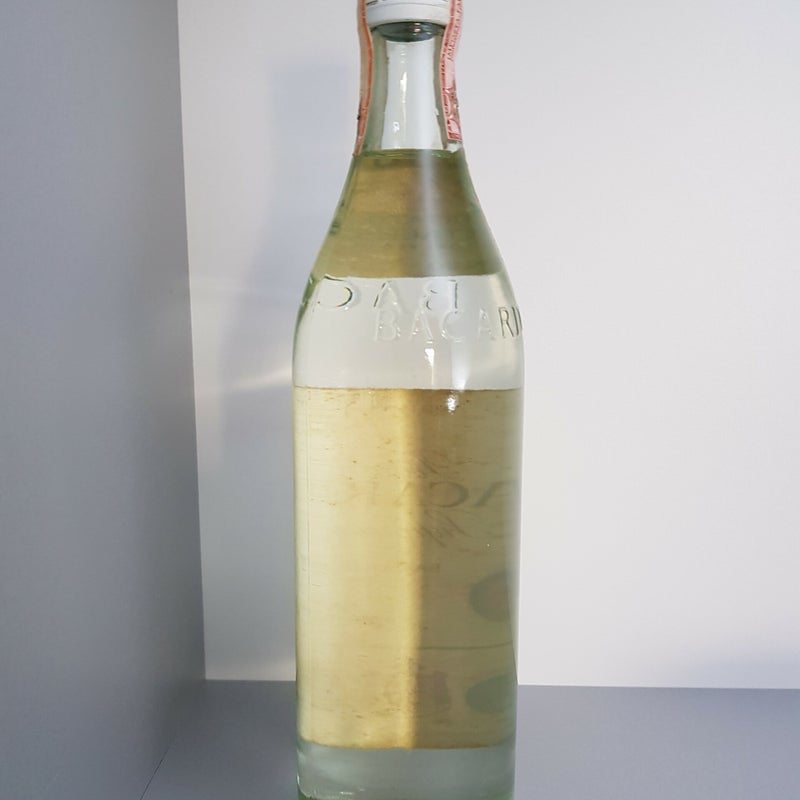 Bacardi Carta Blanca. 750ml. Produced in the 60's