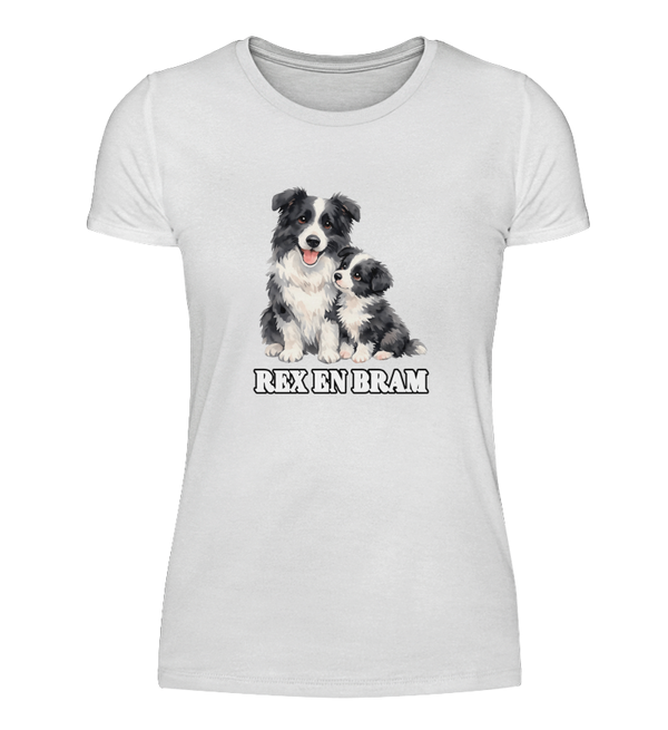 Dames basic t-shirt Rex en Bram