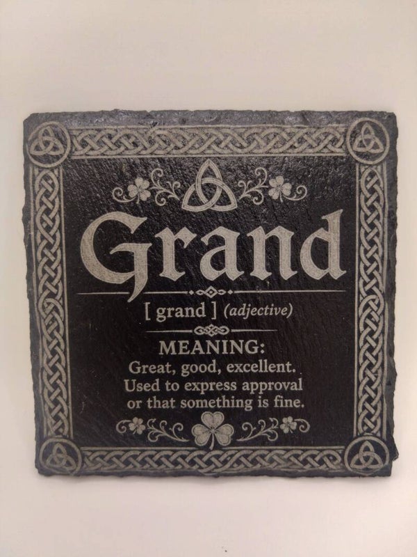 "Grand" Irish slang
