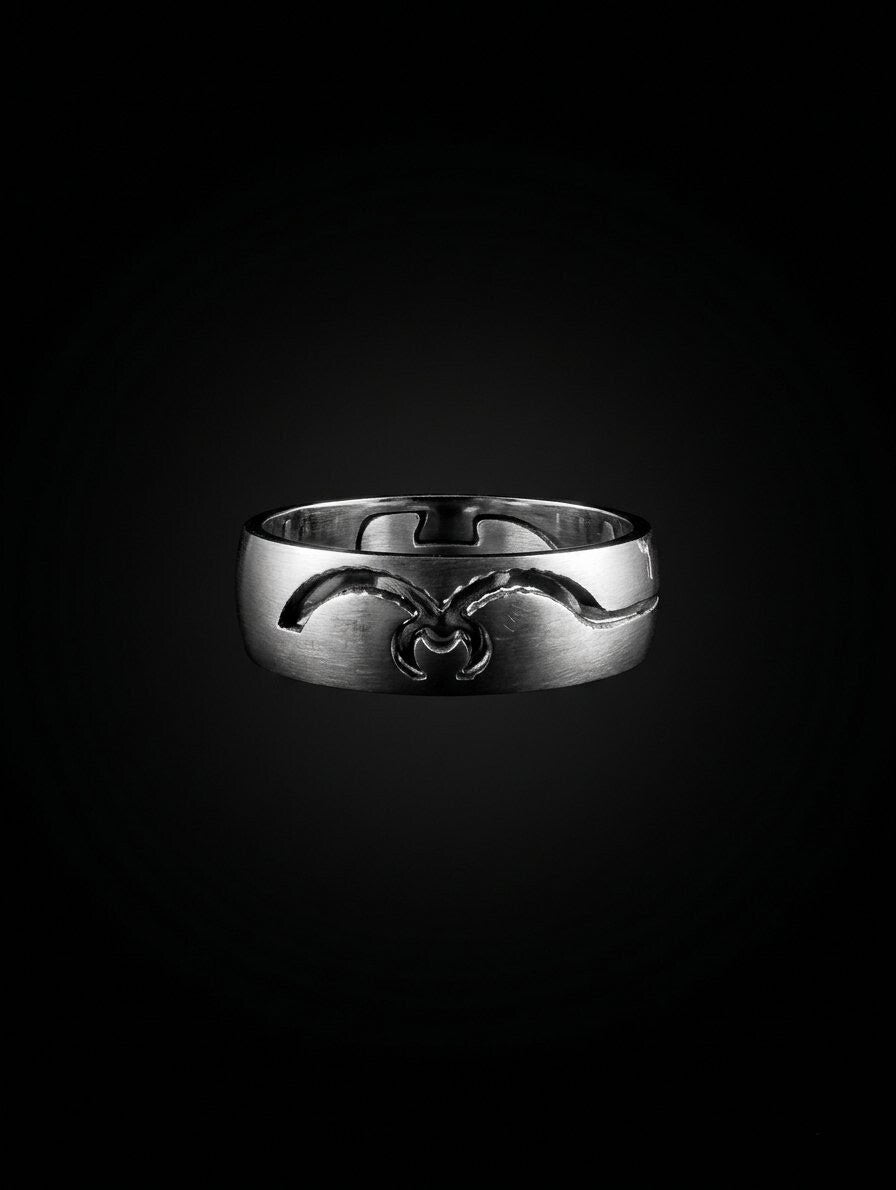 Stalen ring tribal