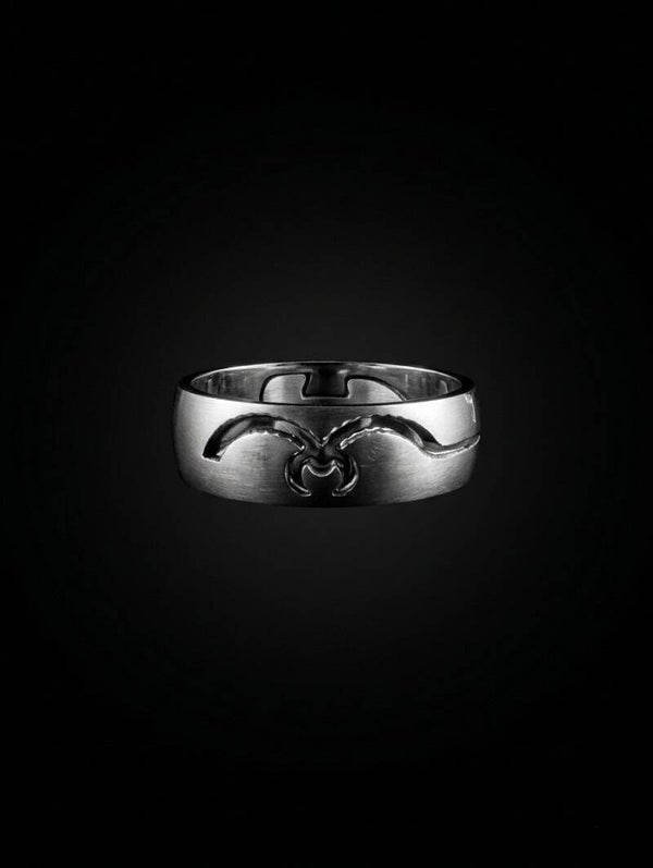 Stalen ring tribal