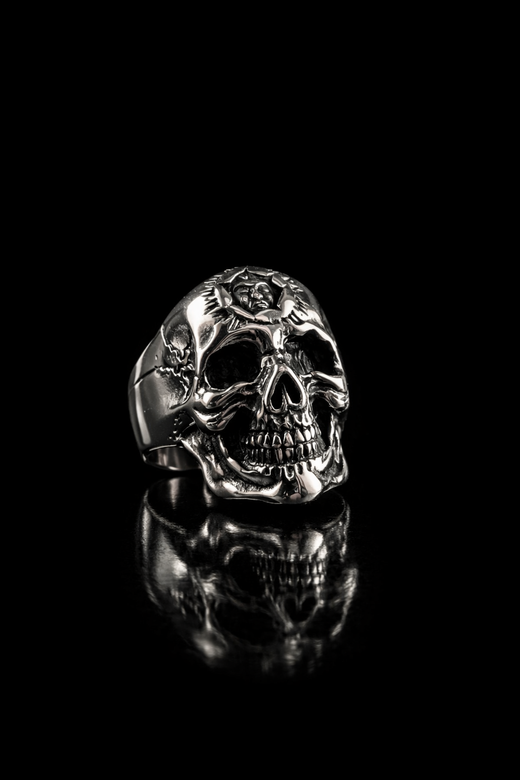 Titanium RVS Skull