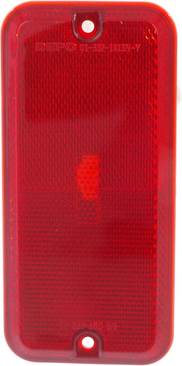 Zijmarkeringslamp Rood G 1985 t/m 1995