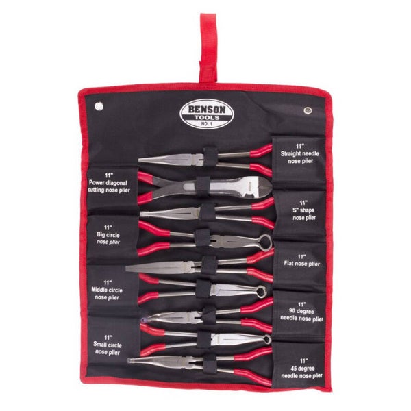 Langbek Tangenset, 9 delig - Gratis verzending in NL