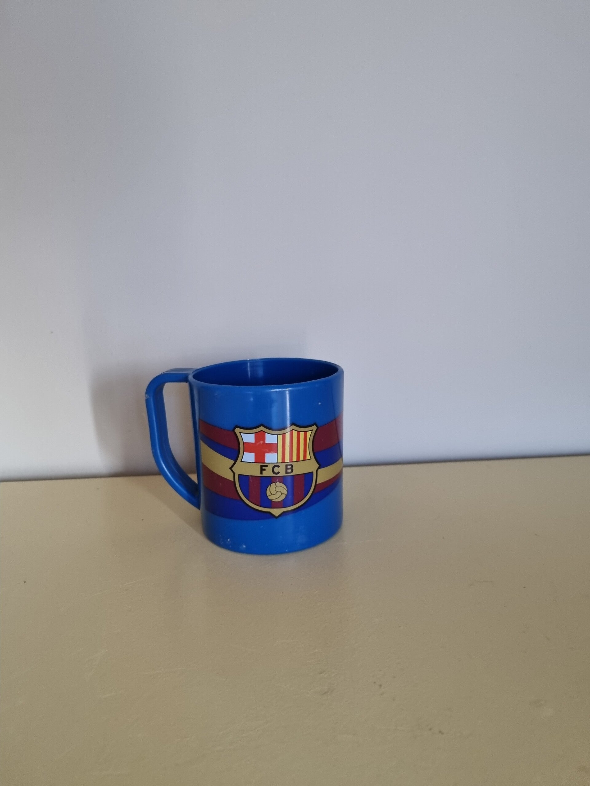 Taza de plastico Futbol club Barcelona